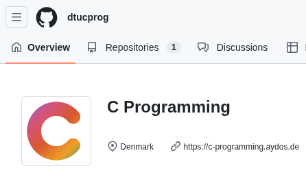 Discussions tab visible on the {{ course_name }} organization.